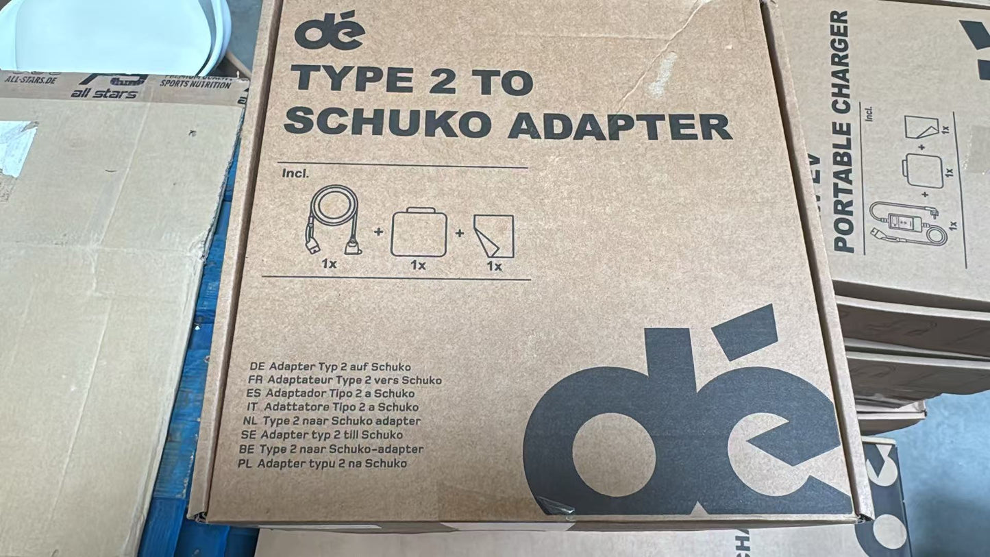 Adapter Typ 2 auf Schuko - Gebraucht - 80 % neu