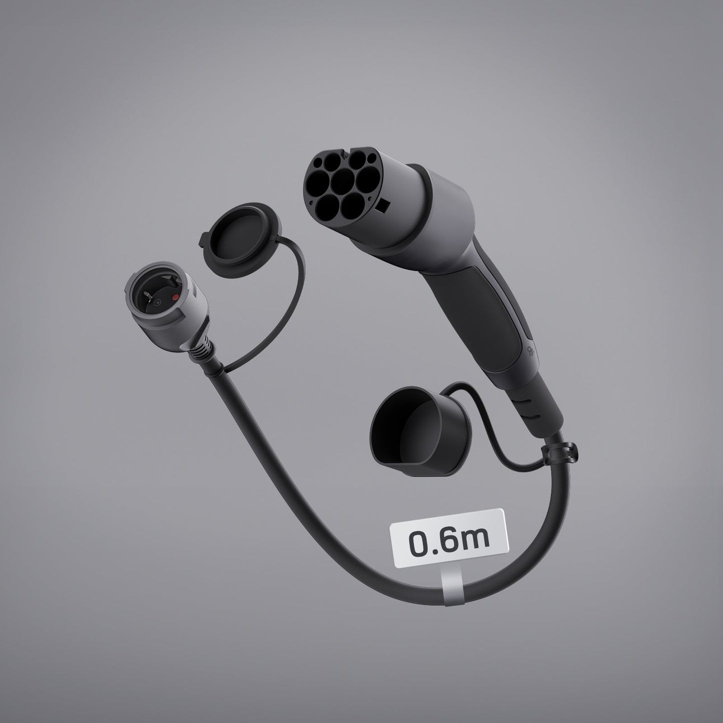 Adapter Typ 2 auf Schuko - Elektroauto Ladestecker DE_dé
