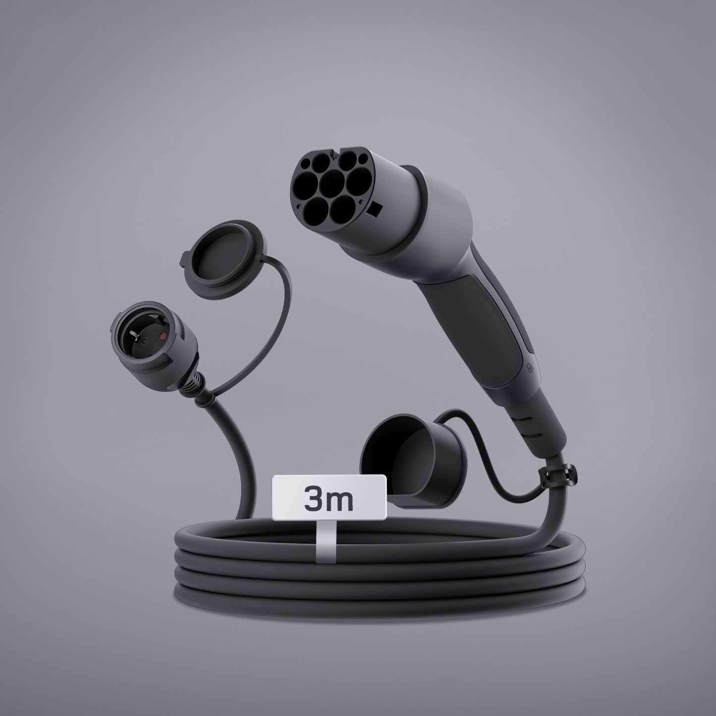 Adapter Typ 2 auf Schuko - Elektroauto Ladestecker DE_dé