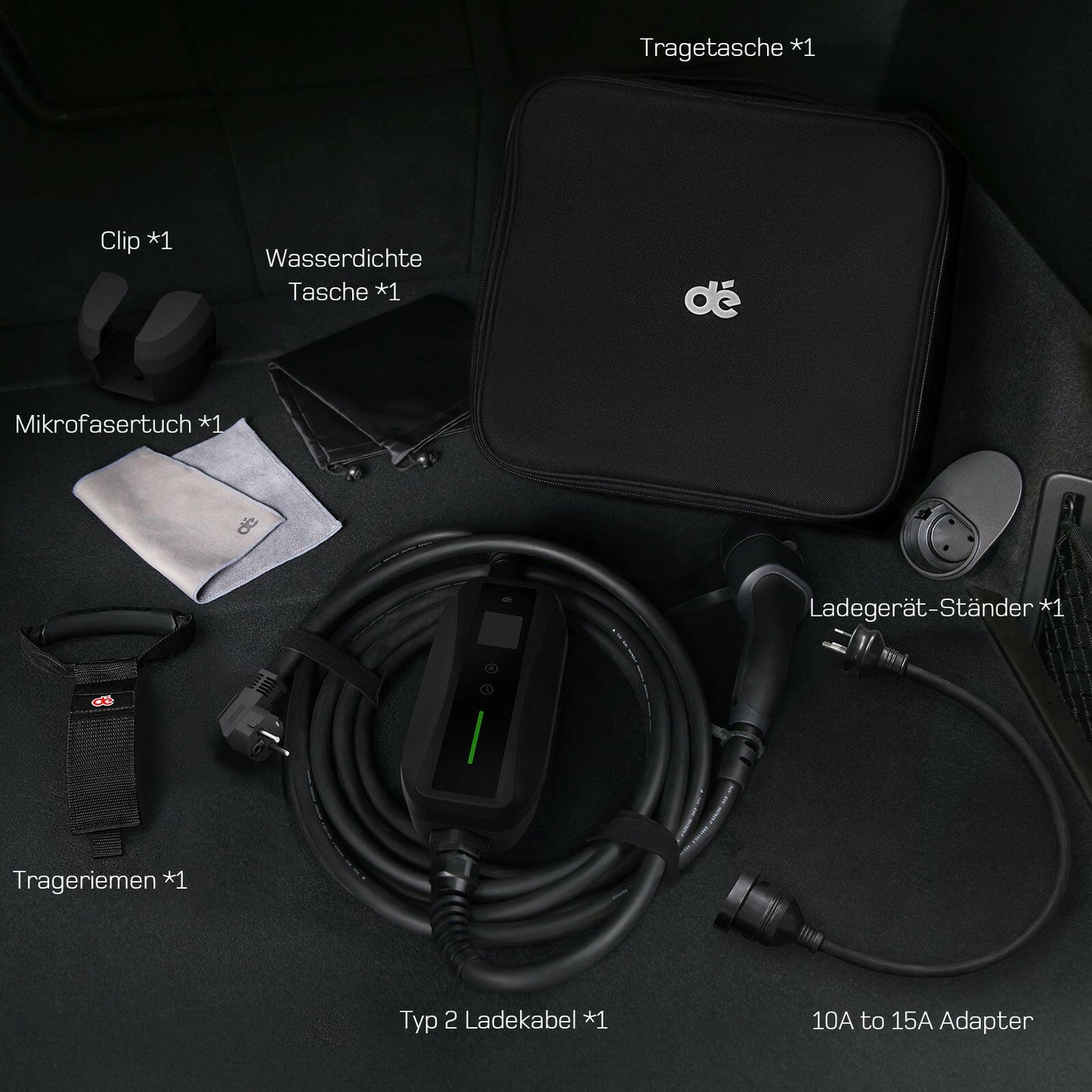 dé Ladekabel Typ 2 Schuko 3,68kW DE_dé