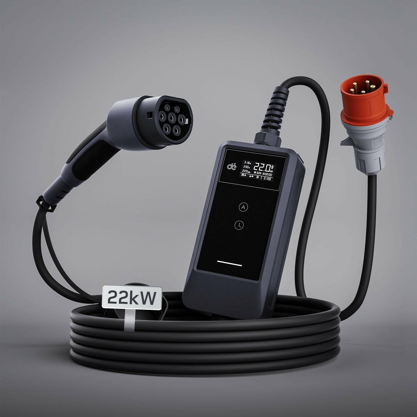 dé Typ 2 Ladekabel CEE 22kW DE_dé