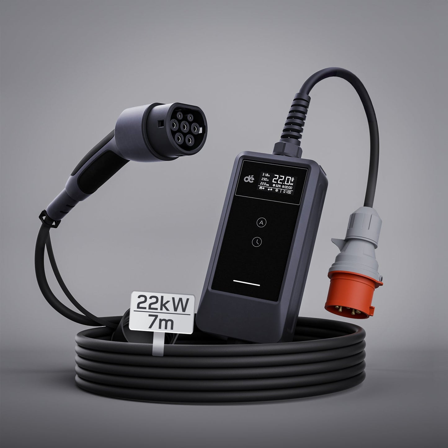 dé Typ 2 Ladekabel CEE 22kW DE_dé