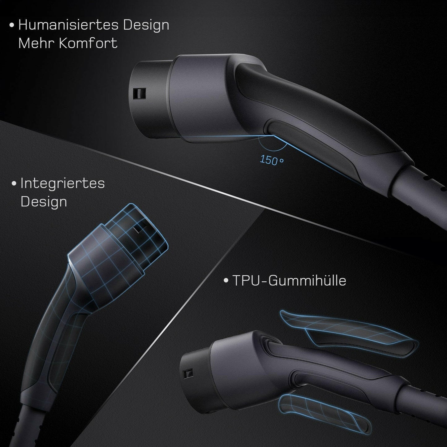 dé Typ 2 Ladekabel CEE 22kW T2 DE_dé