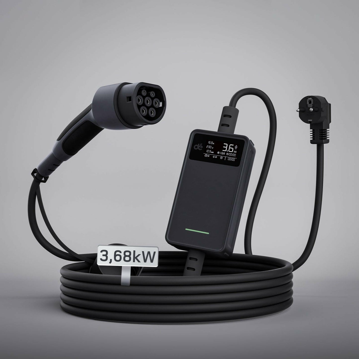 dé Typ 2 Ladekabel Schuko v1 DE_dé