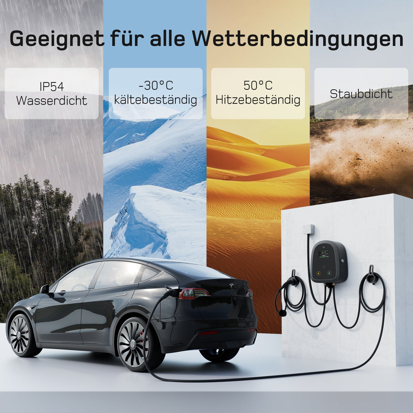 dé 2×7,4 kW Dual Wallbox mit APP & OCPP/RFID-Steuerung depow.de