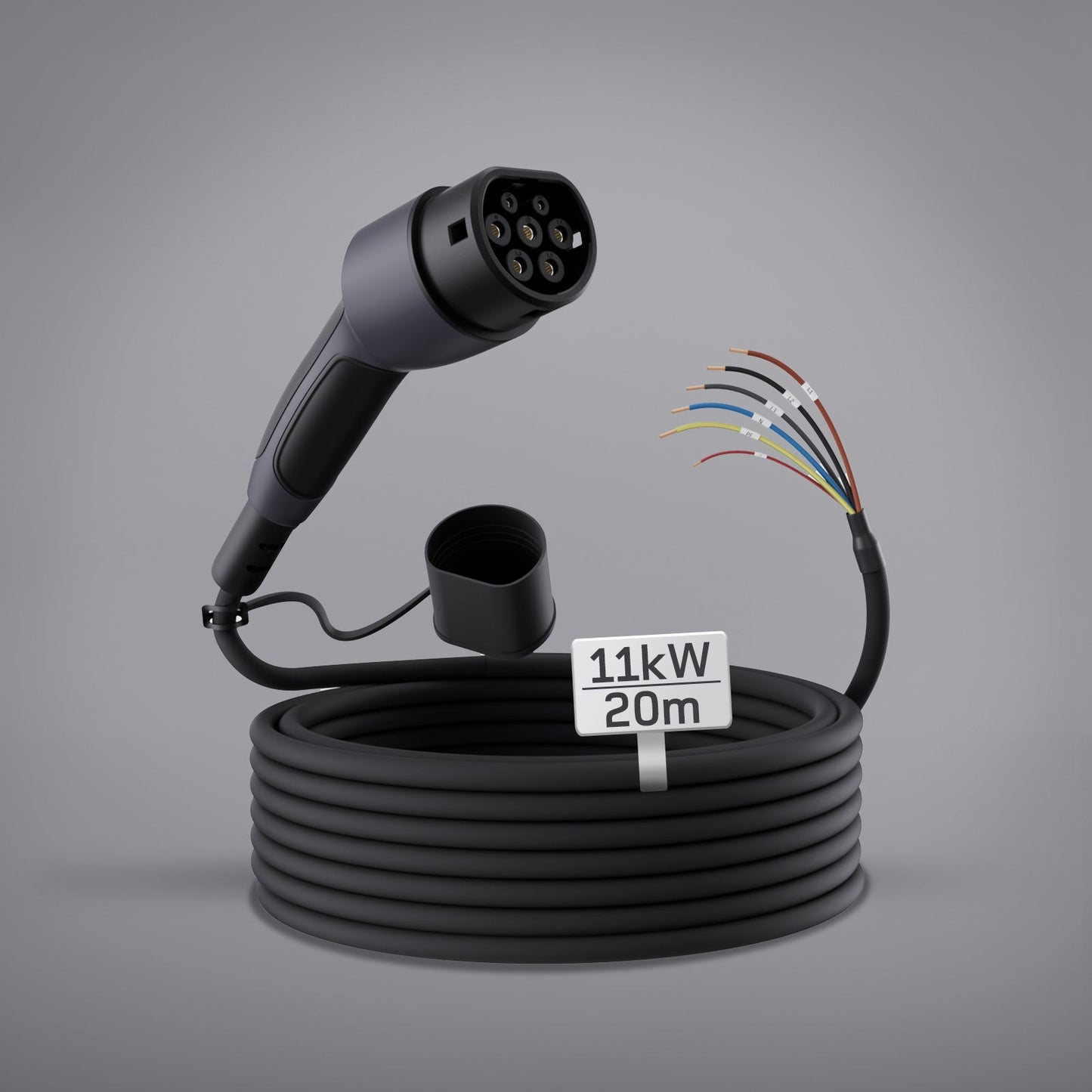 Typ 2 Ladekabel Offenes Ende 11kW