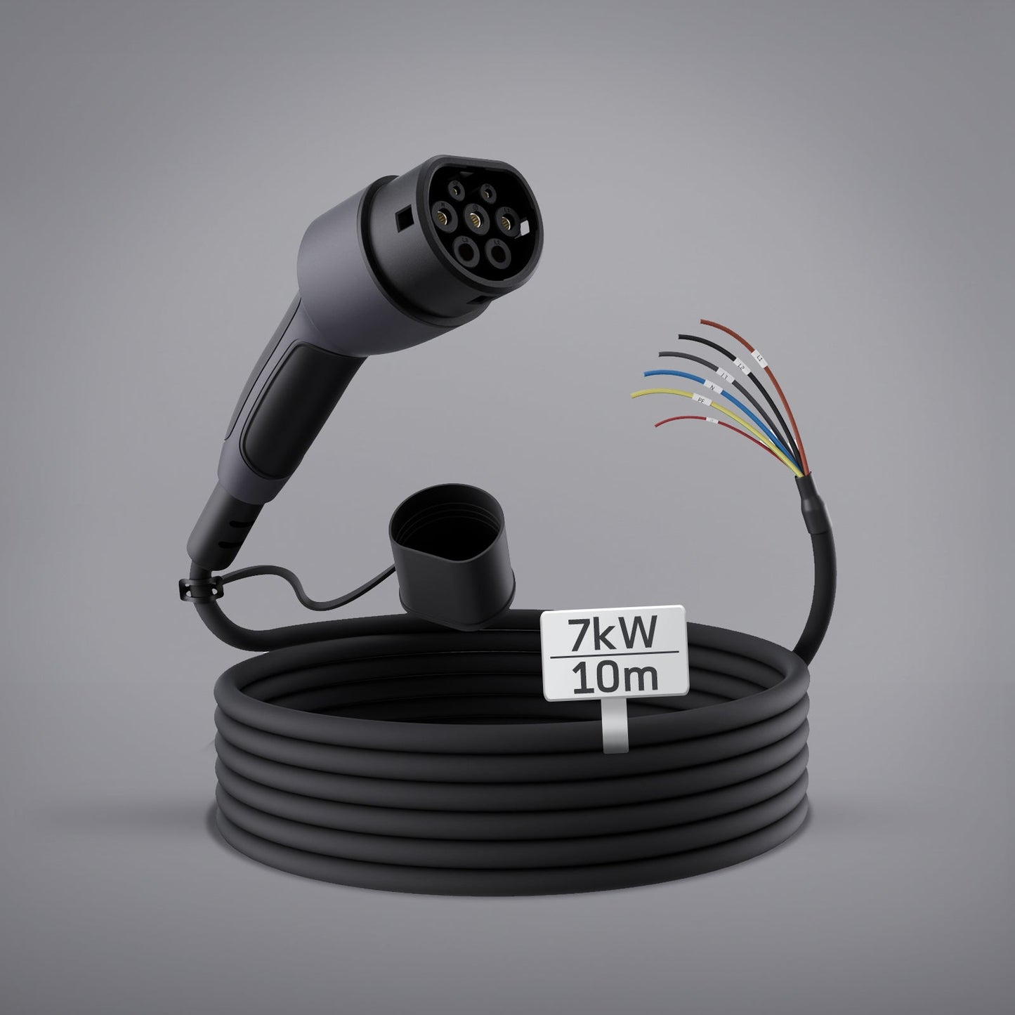Typ 2 Ladekabel Offenes Ende 7kW