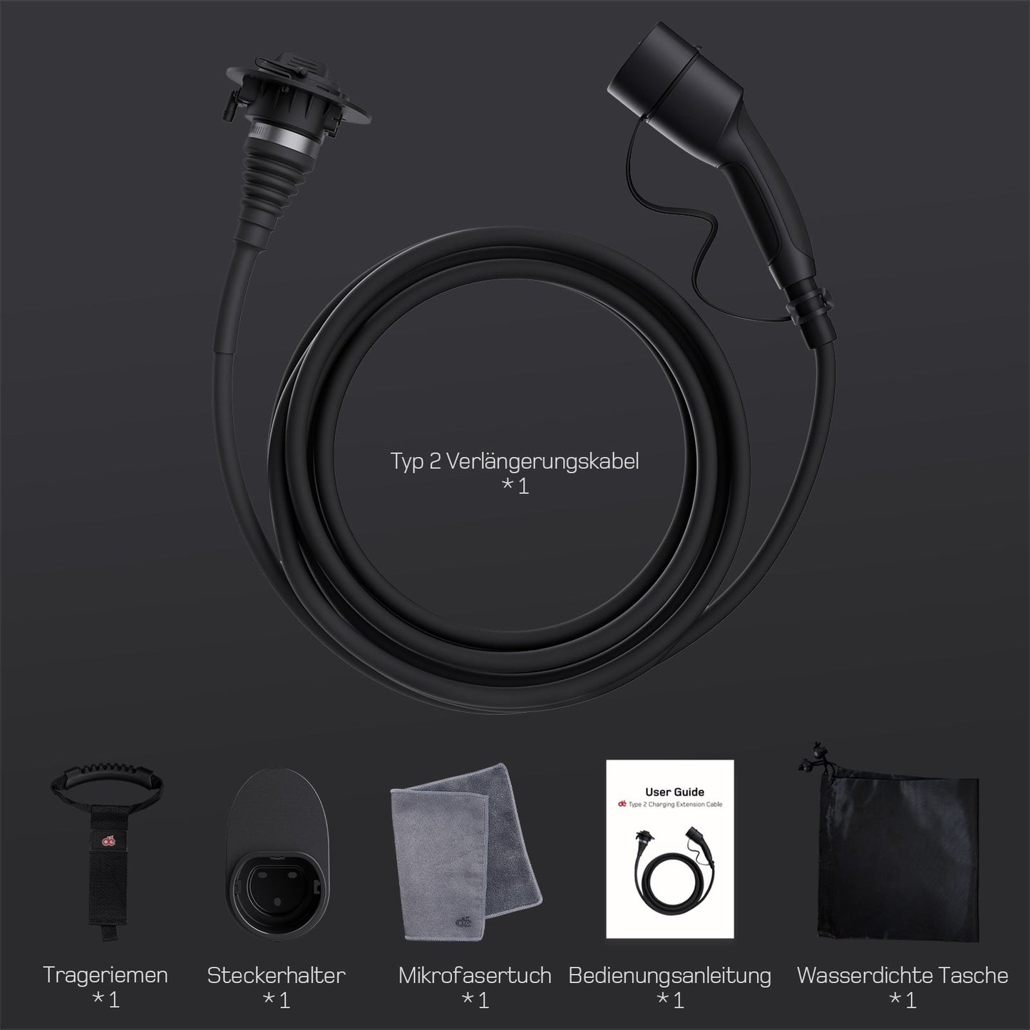 Typ 2 Verlängerungskabel 22kW DE_dé