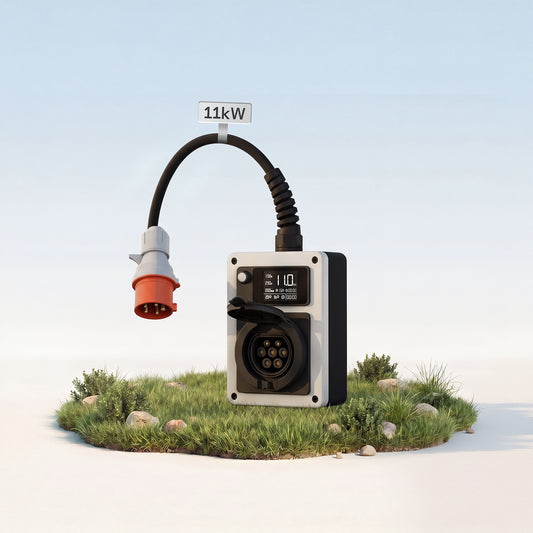 dé Mobile Wallbox 11kW mit App, Stromzähler & Typ 2 – flexibel & ohne Elektriker