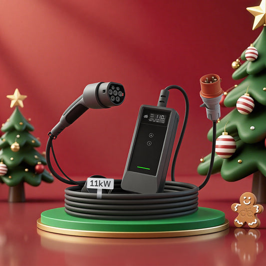 dé 11kW Mobile Ladestation v2 mit Typ-2/CEE-Ladekabel – Ihre Ladelösung für Zuhause & Reise DE_dé