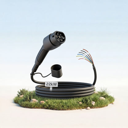 Typ 2 Ladekabel Offenes Ende 22kW