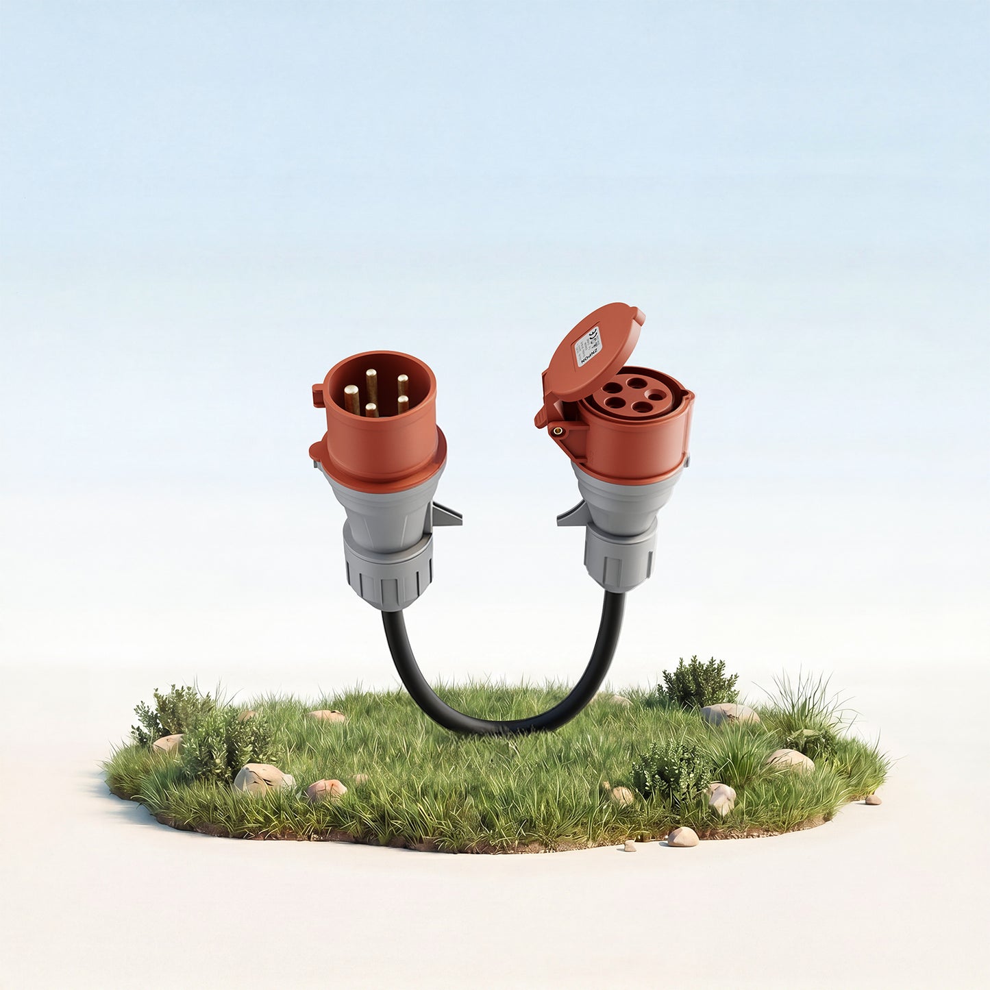 CEE 32A Stecker auf 16A Steckdose Adapter