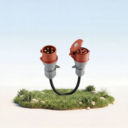 CEE 32A Stecker auf 16A Steckdose Adapter