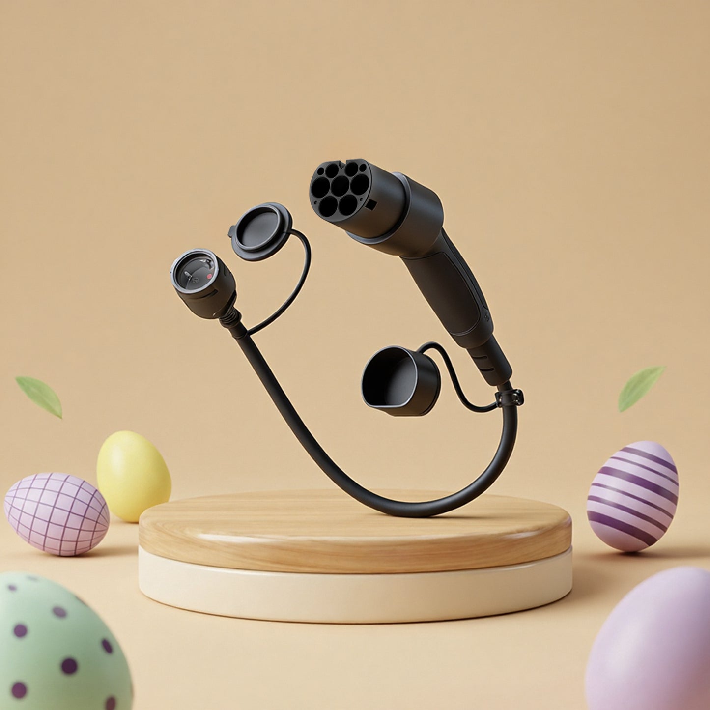 Adapter Typ 2 auf Schuko - Elektroauto Ladestecker DE_dé