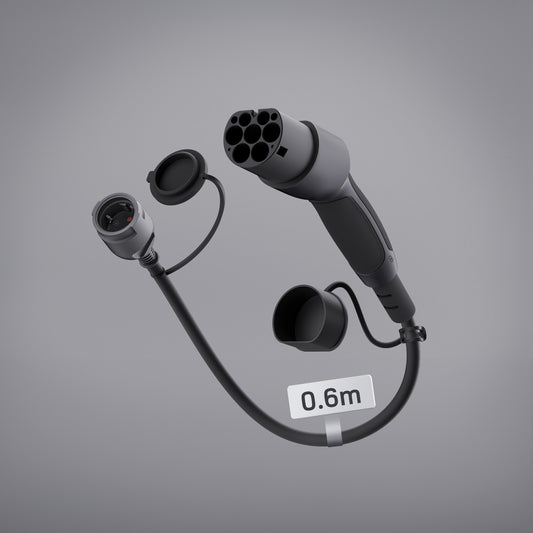 Adapter Typ 2 auf Schuko - Elektroauto Ladestecker