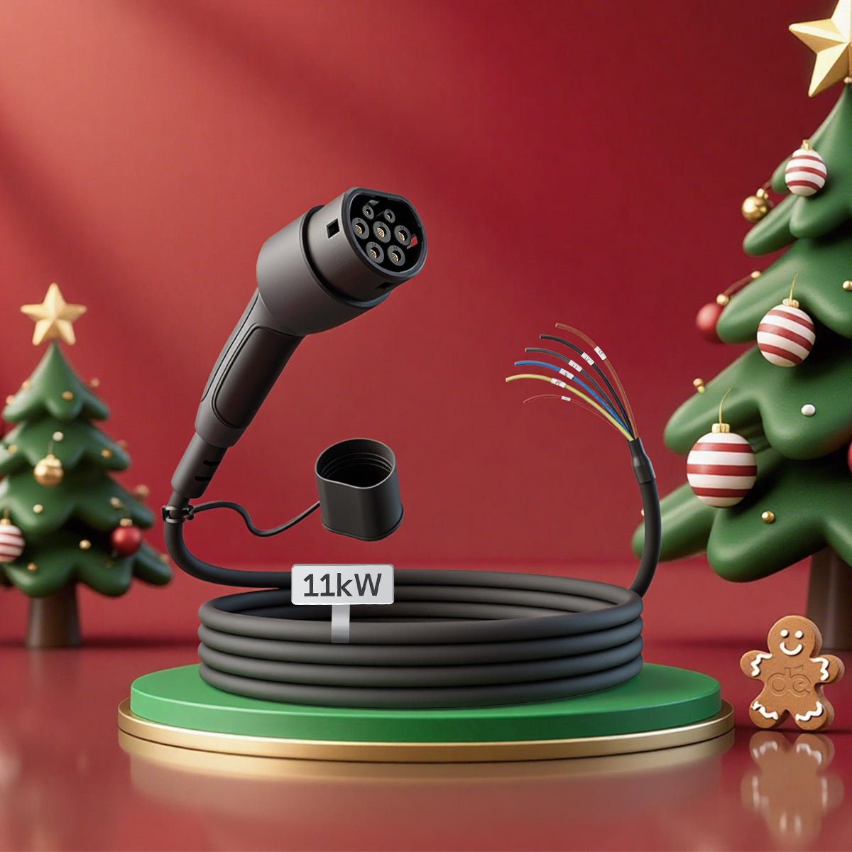 Typ 2 Ladekabel Offenes Ende 11kW DE_dé