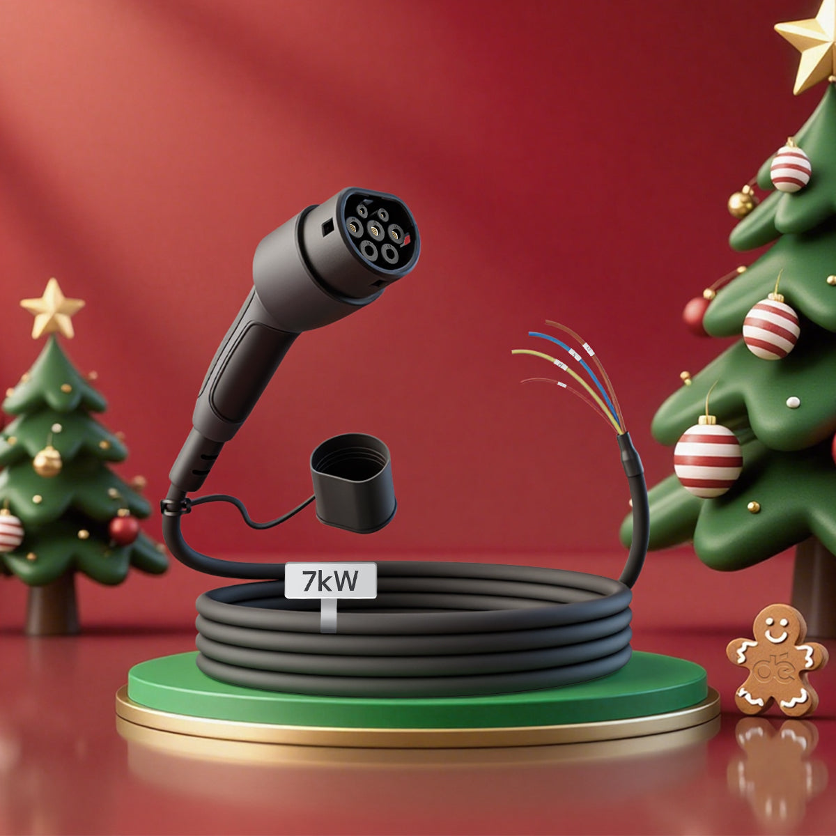 Typ 2 Ladekabel Offenes Ende 7kW DE_dé