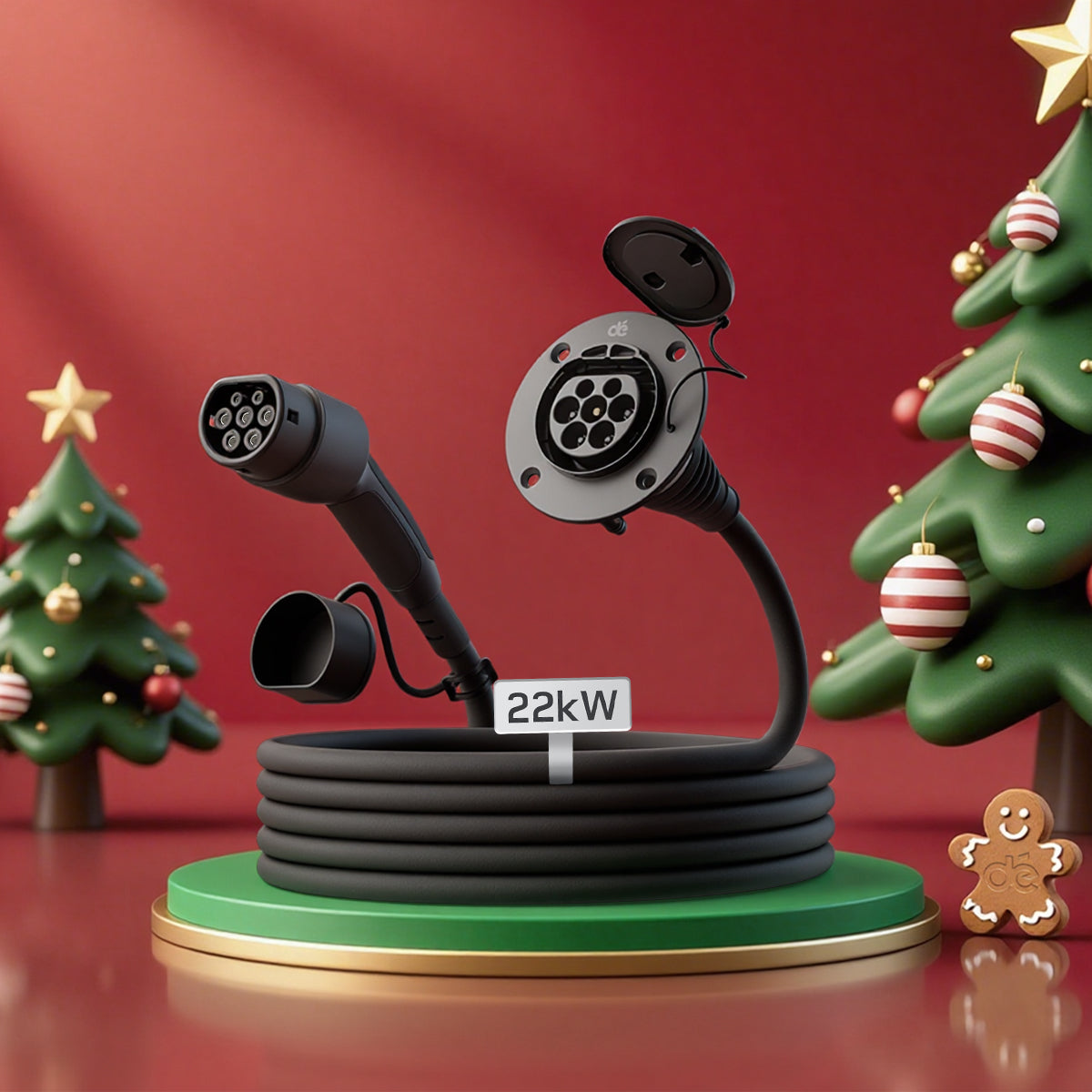 Typ 2 Verlängerungskabel 22kW DE_dé