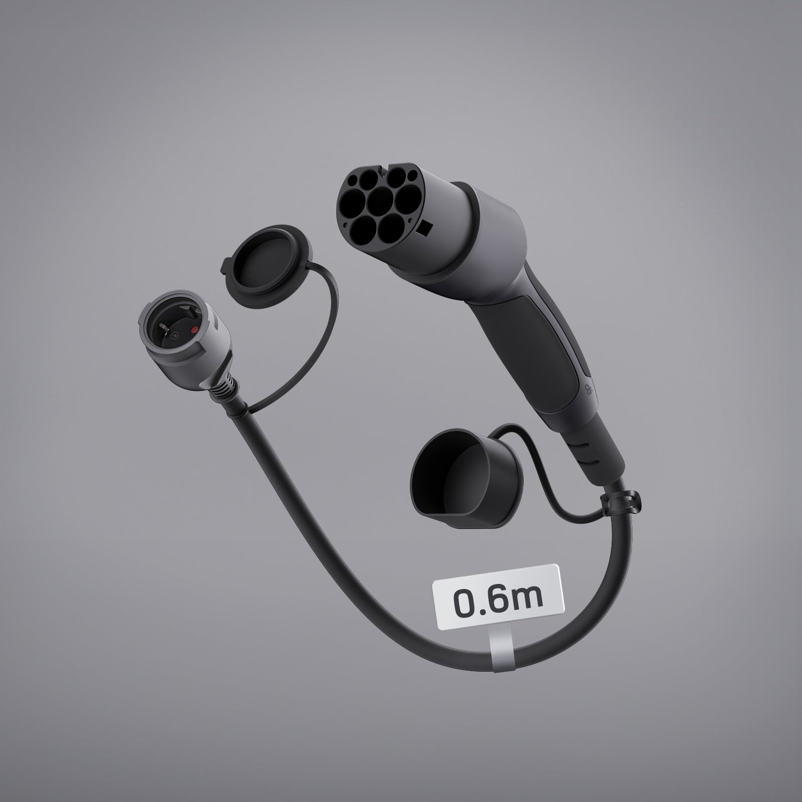 Adapter Typ 2 auf Schuko - Elektroauto Ladestecker DE_dé
