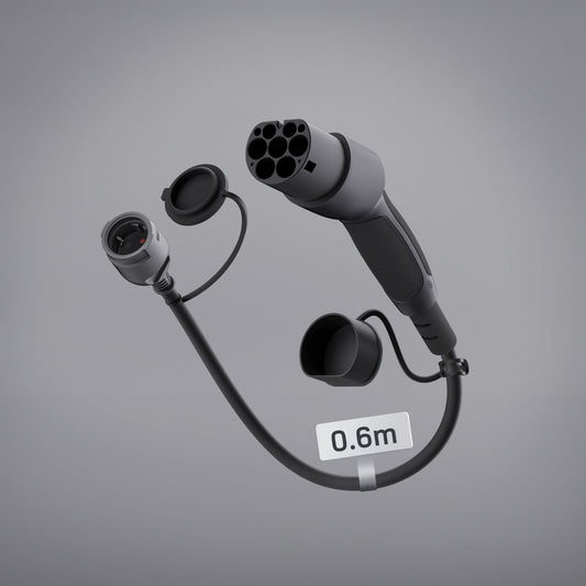 Adapter Typ 2 auf Schuko - Elektroauto Ladestecker DE_dé