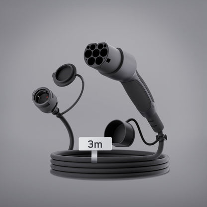 Adapter Typ 2 auf Schuko - Elektroauto Ladestecker DE_dé