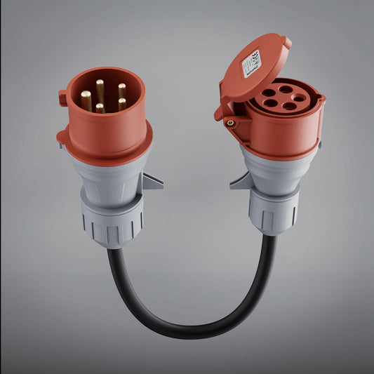 CEE 32A Stecker auf 16A Steckdose Adapter