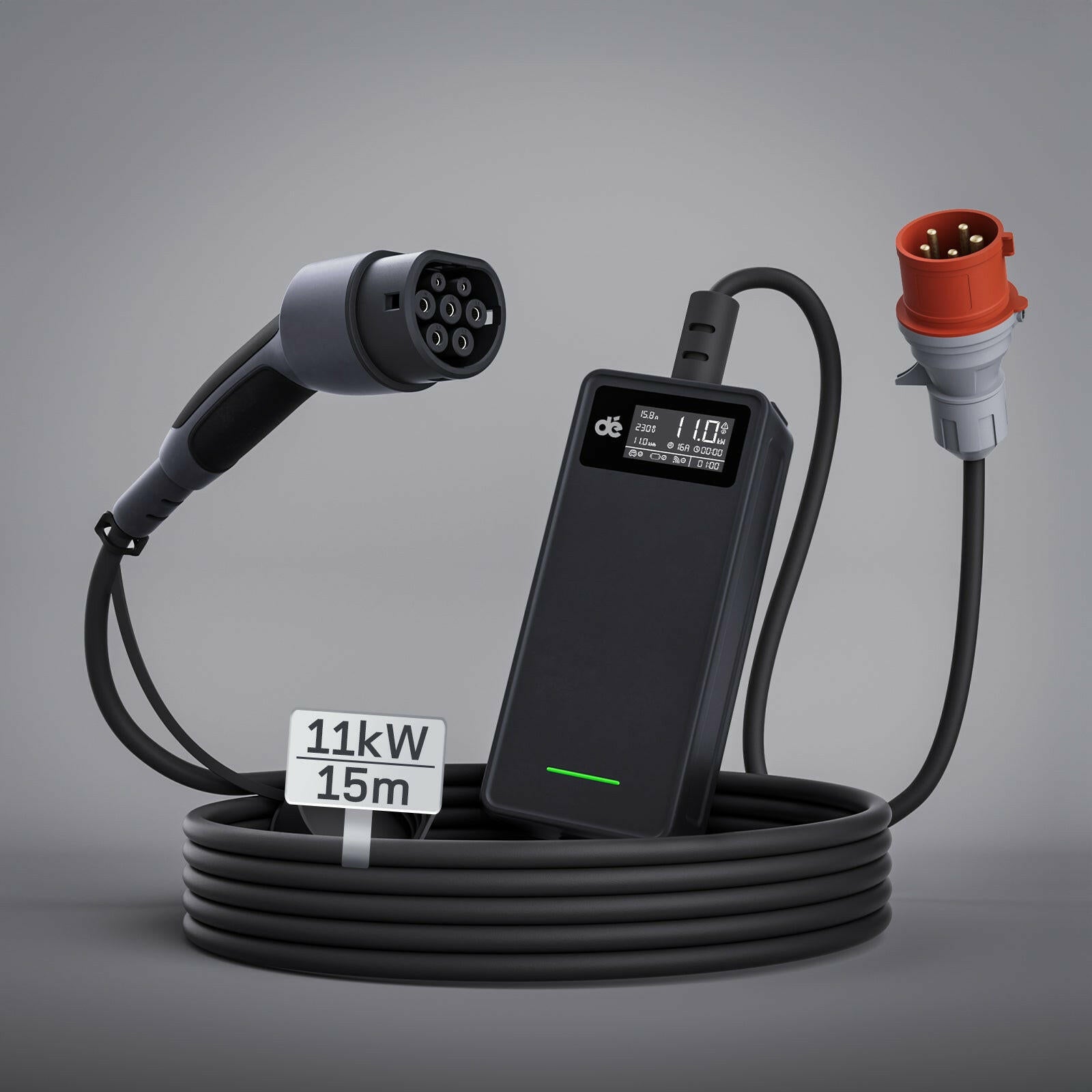 11kw mobile wallbox with 15m cable