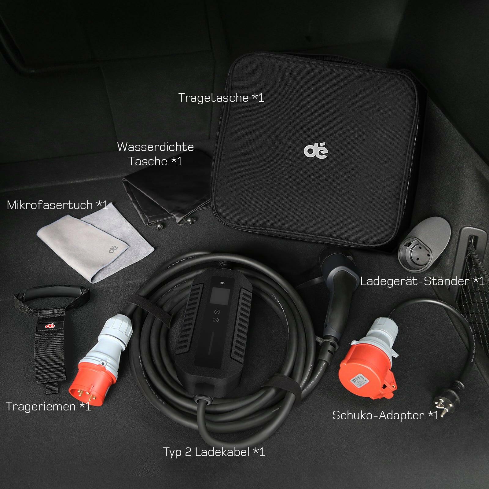 dé Typ 2 Ladekabel CEE 22kW T2 DE_dé