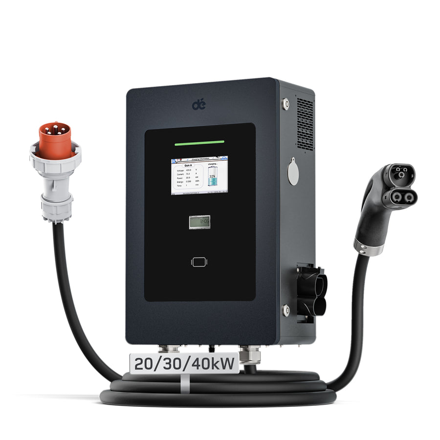 dé 20/30/40kW DC Wallbox – Flexible Ladelösung für gewerbliche Anwendungen mit OCPP und CCS