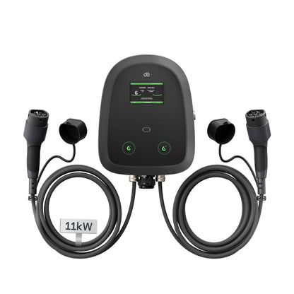 dé 2×11 kW Dual Wallbox mit APP & RFID-Steuerung