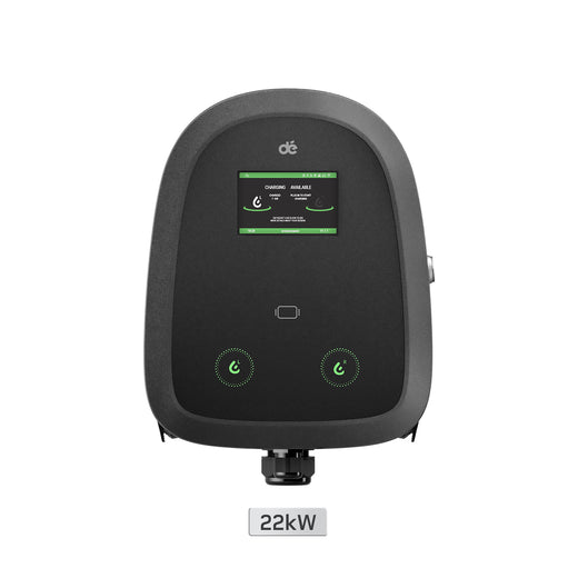 dé 2×22 kW Dual Wallbox mit APP & RFID-Steuerung