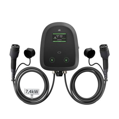dé 2×7,4 kW Dual Wallbox mit APP & RFID-Steuerung