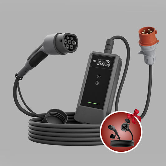 dé Mobile Ladestation 11kW v2 & Verlängerungskabel 11kW DE_dé