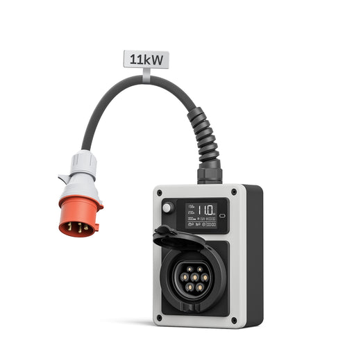 dé Mobile Wallbox 11kW mit App, Stromzähler & Typ 2 – flexibel & ohne Elektriker