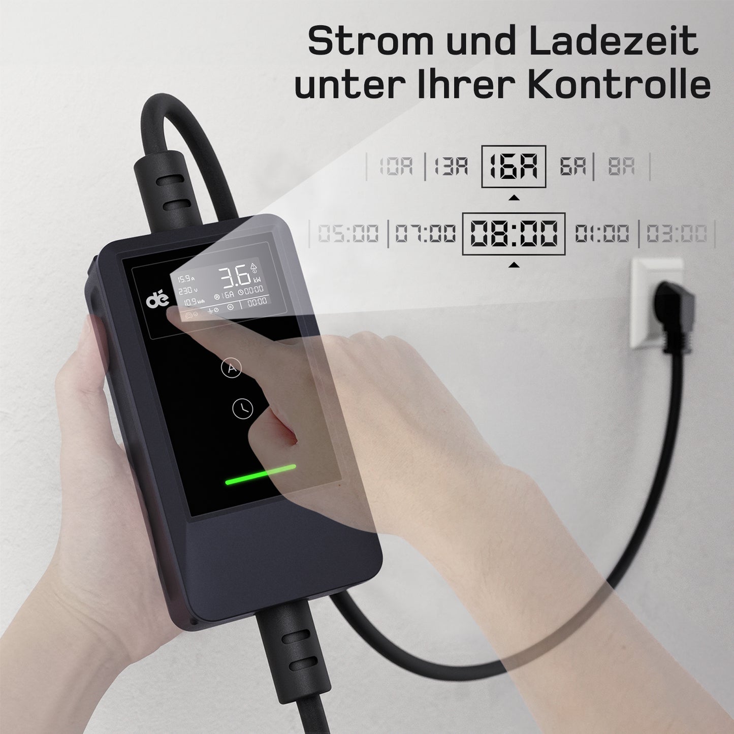 dé Typ 2 Ladekabel Schuko v2