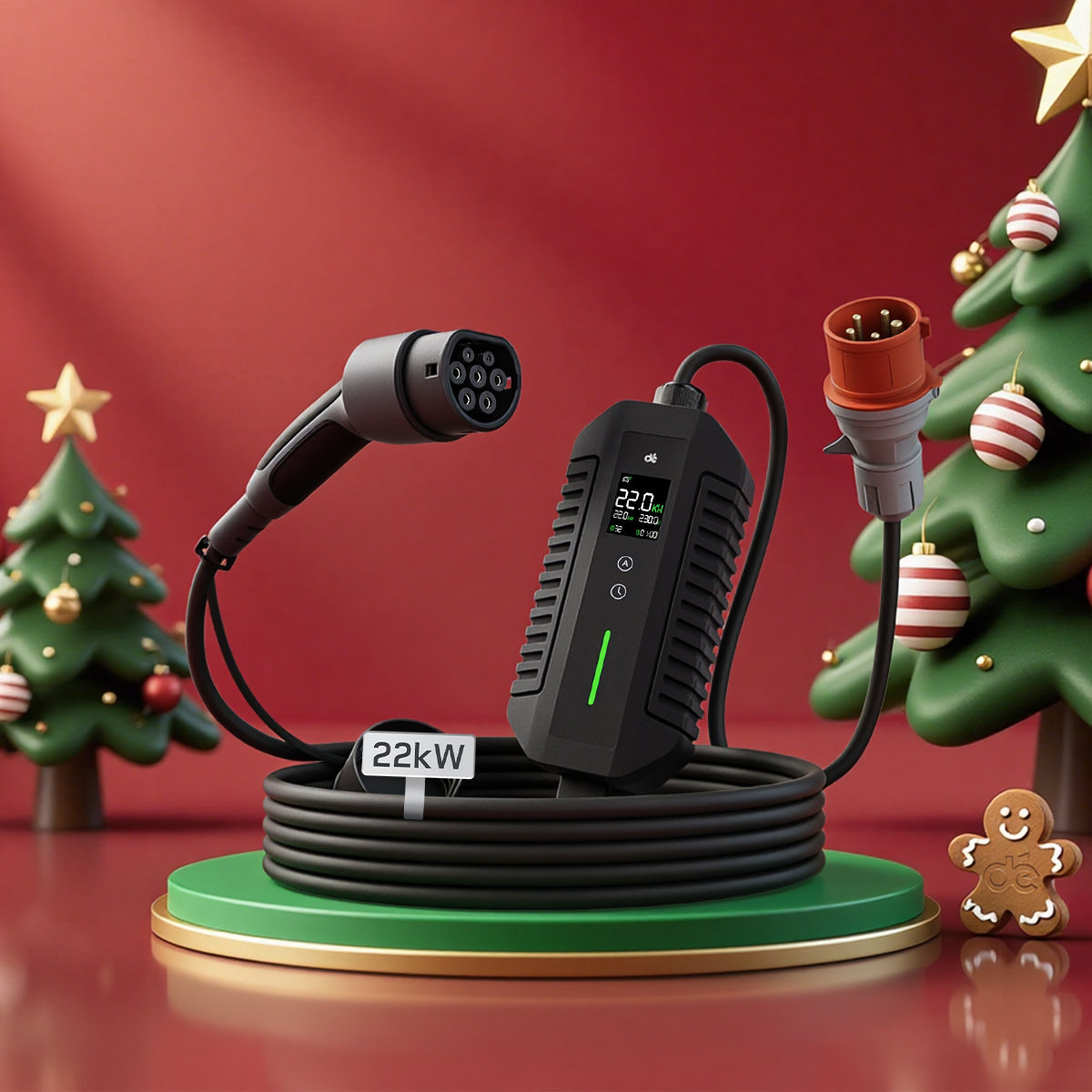 dé Typ 2 Ladekabel CEE 22kW T2 DE_dé