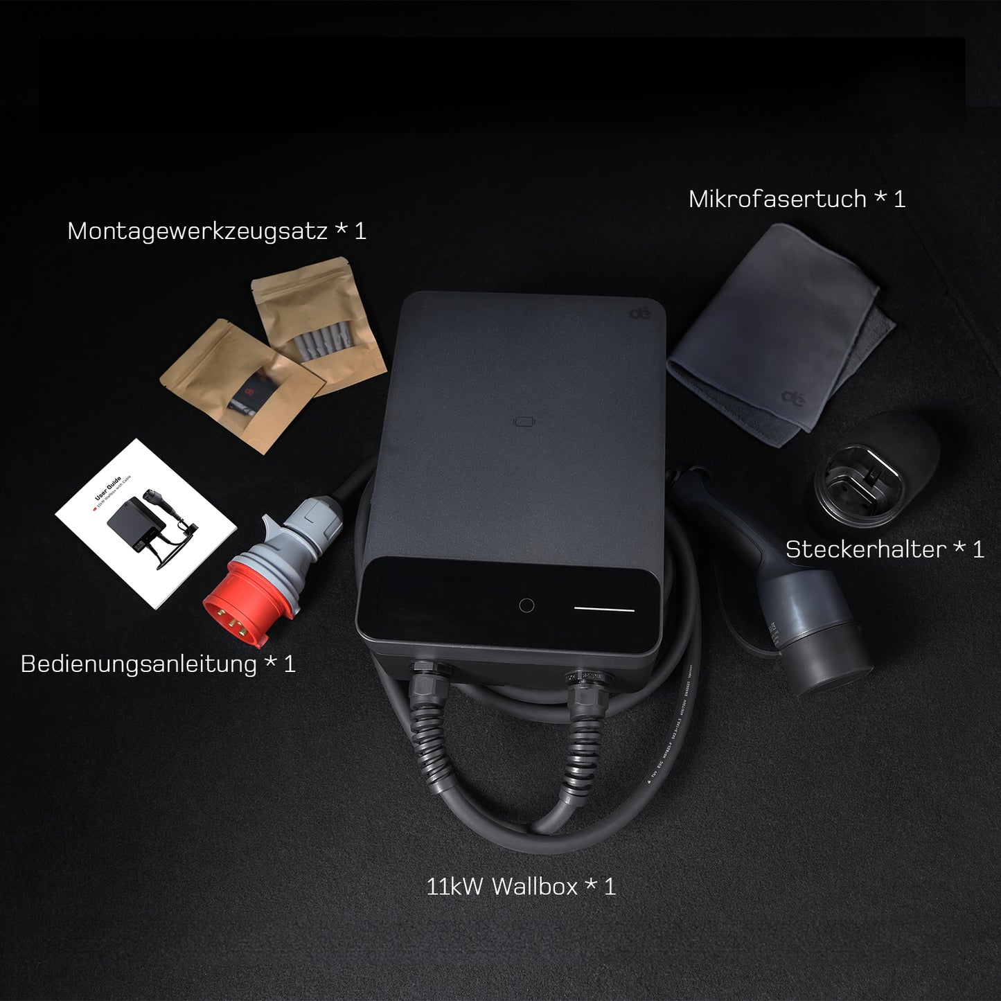 dé Wallbox 11 kW Typ 2 mit App & RFID DE_dé