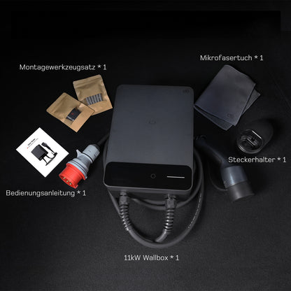 dé Wallbox 11 kW Typ 2 mit App & RFID DE_dé