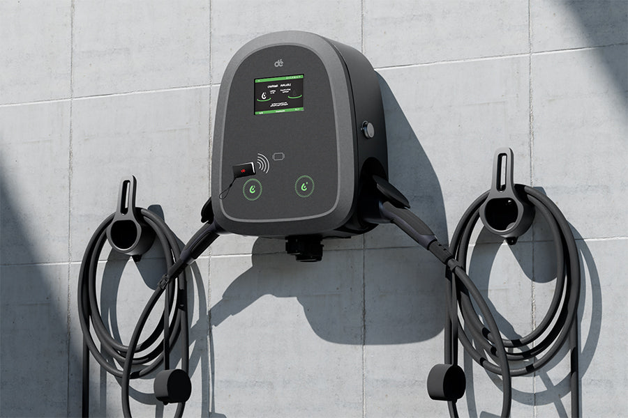 Komercijalna javna punionica za punjenje 2 vozila istovremeno (2x11kW) | OCPP De 2x22 KW Dual Wallbox 2.2