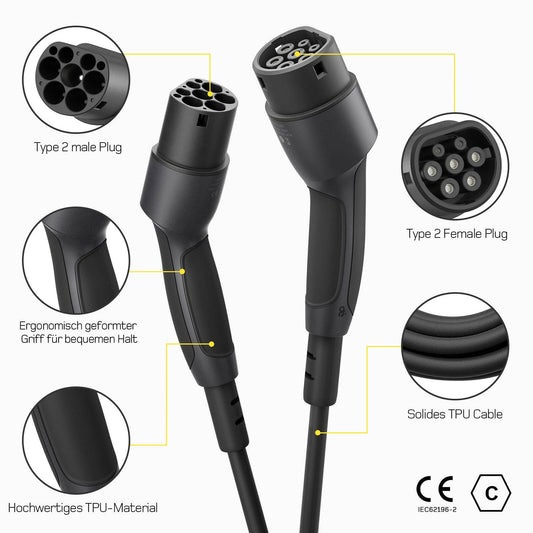 dé Typ 2 Ladekabel 7kW DE_dé
