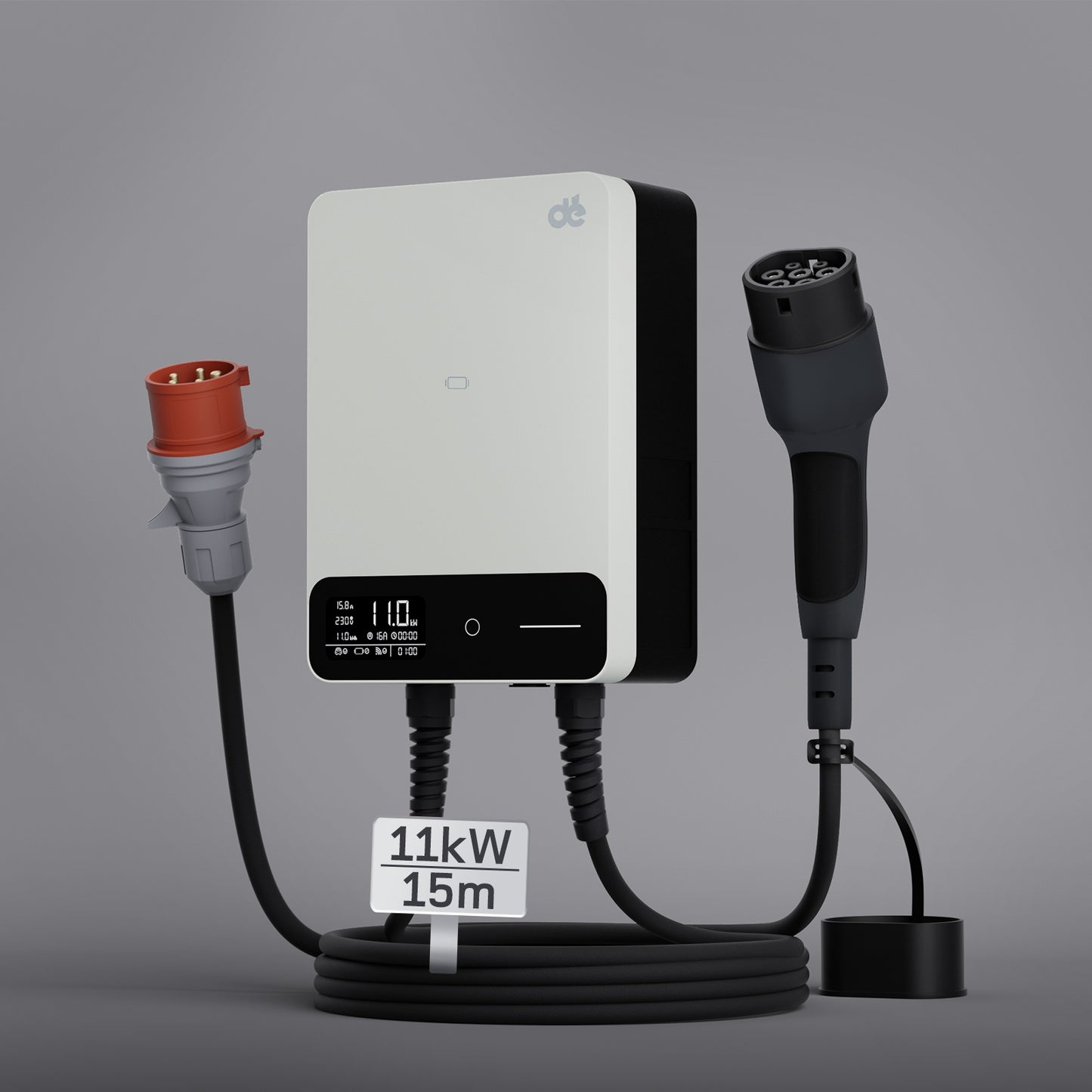 dé Wallbox 11 kW Typ 2 mit App & RFID DE_dé
