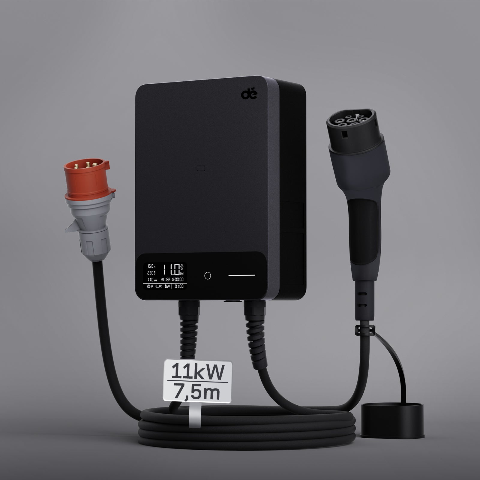 dé Wallbox 11 kW Typ 2 mit App & RFID DE_dé