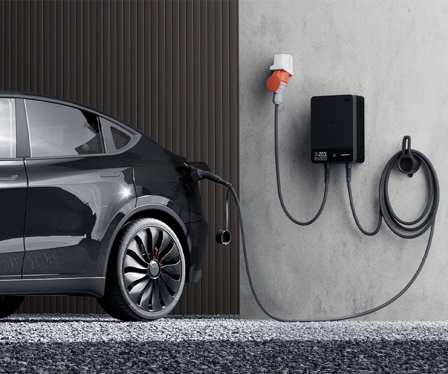 Charging connector aligned with a vehicle charging inlet