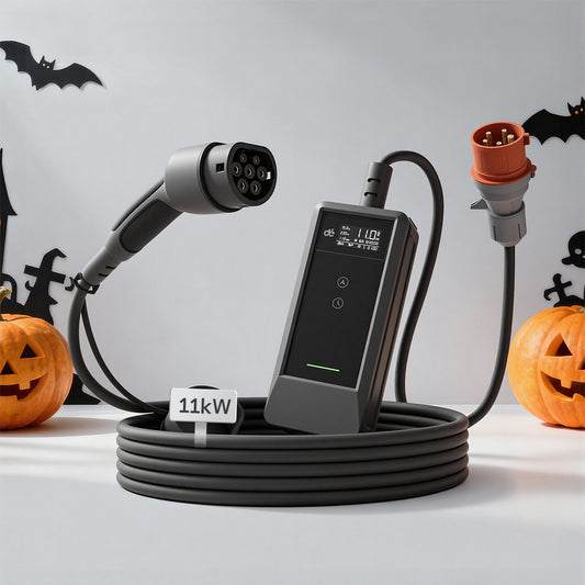 dé Mobile Ladestation 11kW v2 mit Typ 2 & CEE 16A – Plug-in & tragbar DE_dé