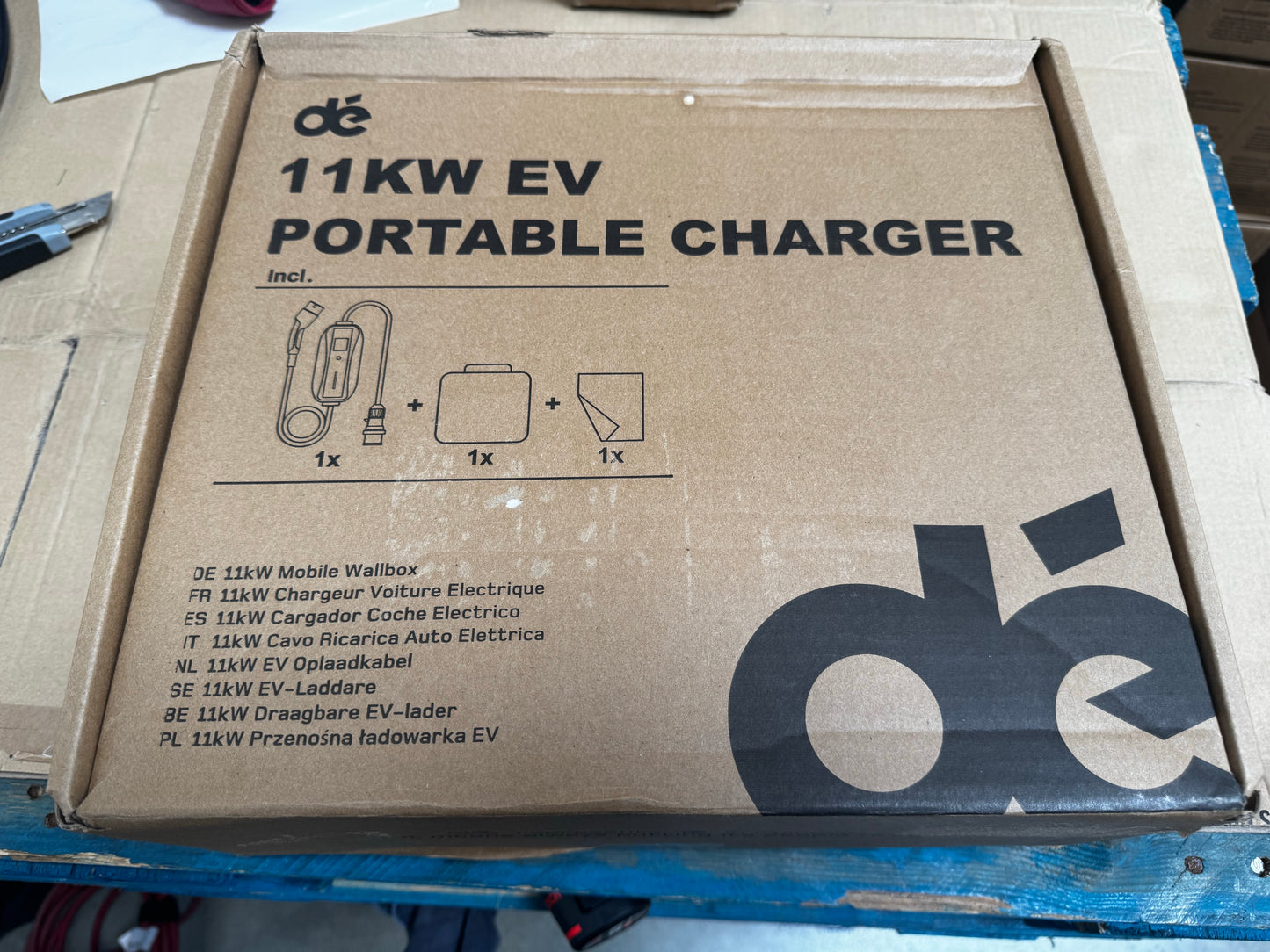 dé Ladekabel Typ 2 CEE 11kW T1 - Gebraucht - 80 % neu