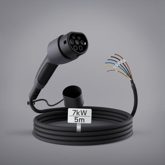 Typ 2 Ladekabel Offenes Ende 7kW