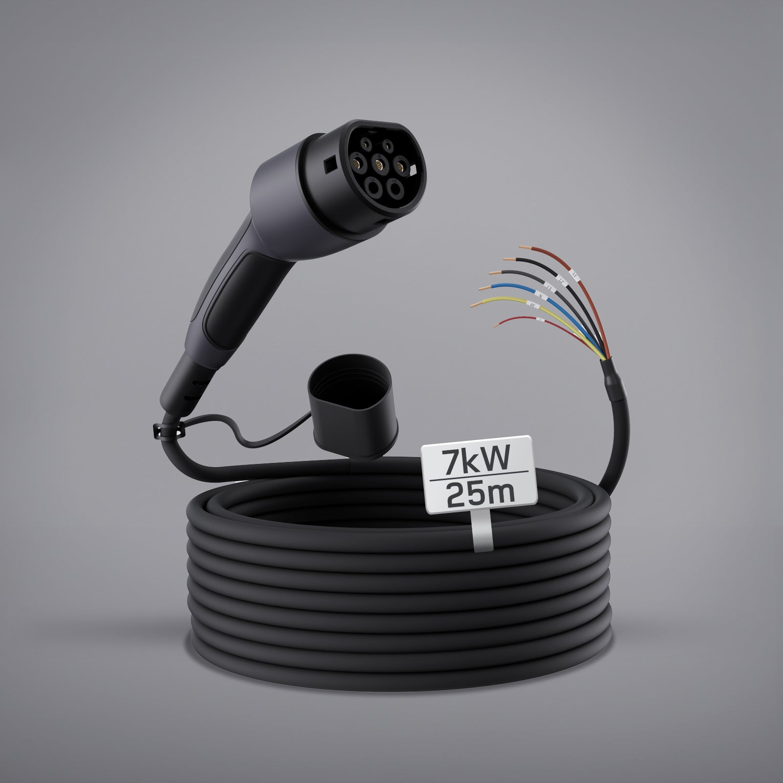 Typ 2 Ladekabel Offenes Ende 7kW