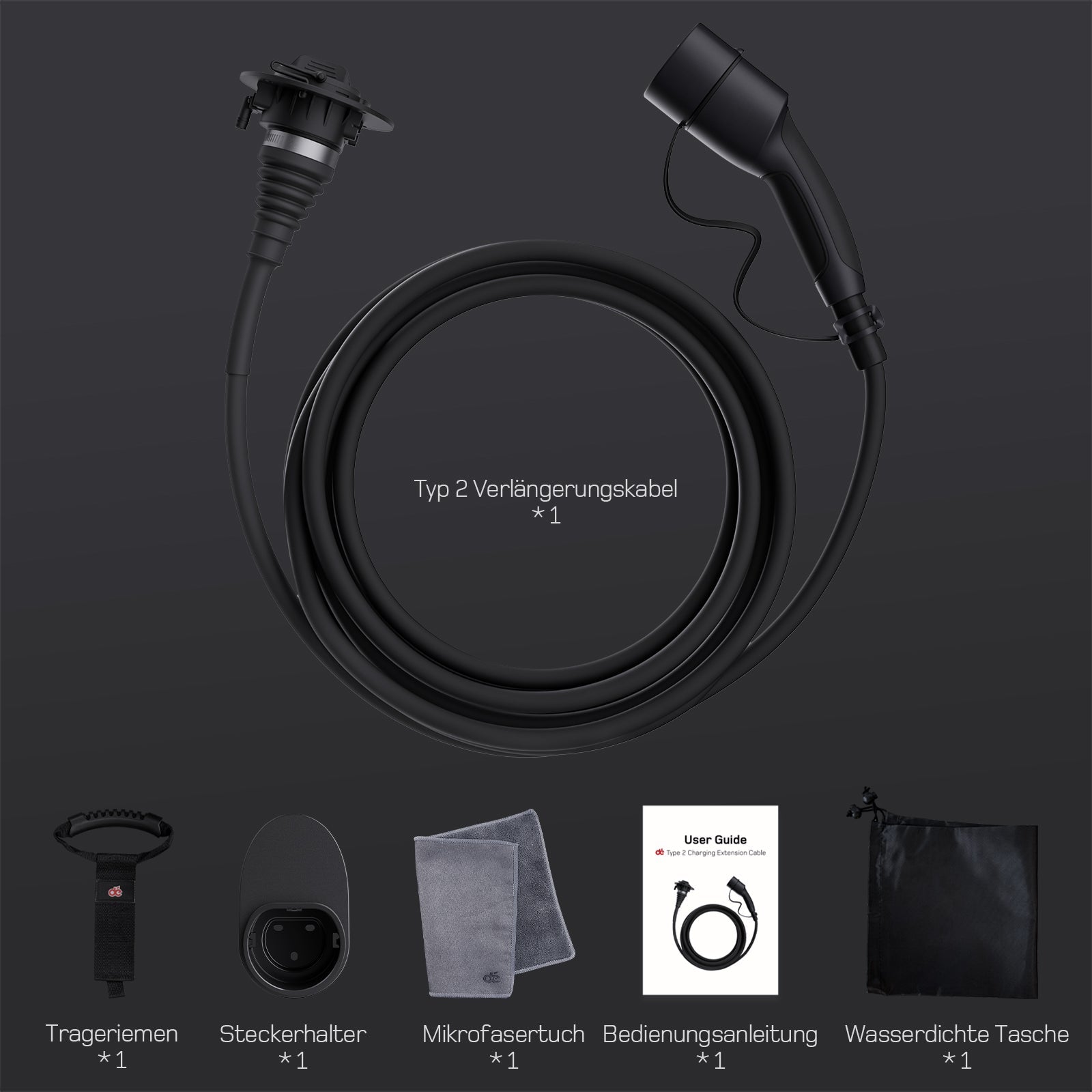 Typ 2 Verlängerungskabel 22kW DE_dé