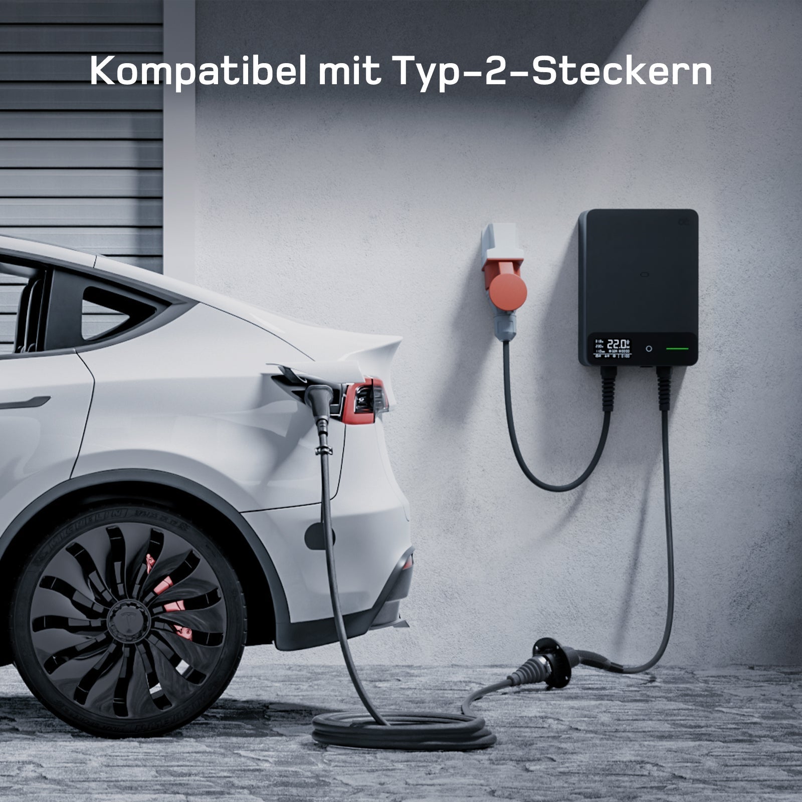 Typ 2 Verlängerungskabel 22kW DE_dé
